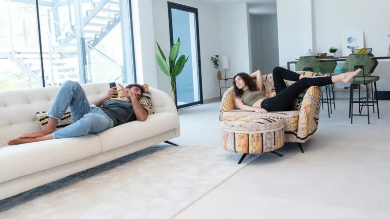 Astoria Sofa and Armchair by Fama