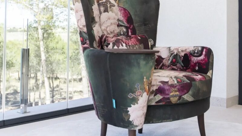 Christie high-back complementary armchair