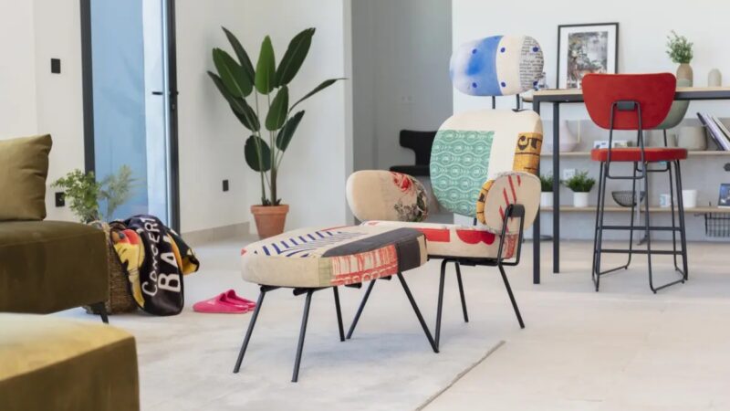 Fourmi adjustable complementary armchair