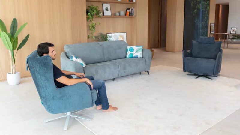 Armchair and relax sofa