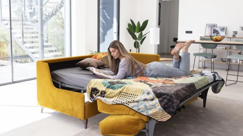 Opera sofa bed with Italian Fama system