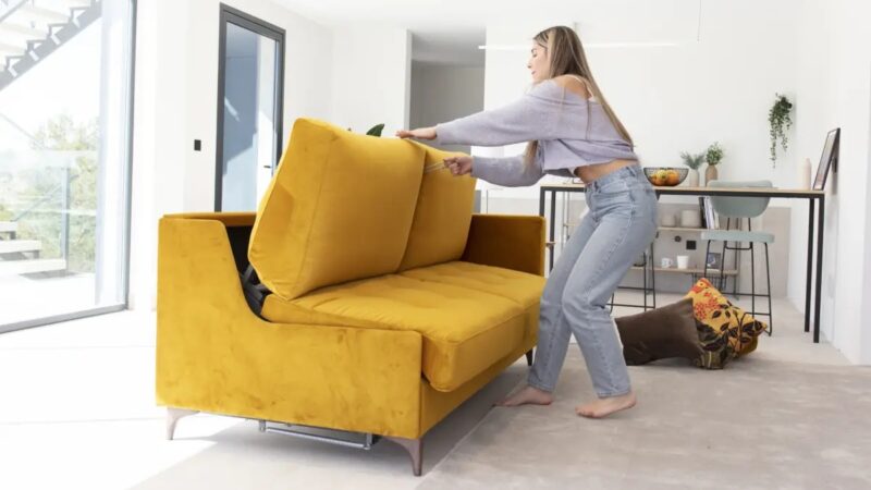 Opera sofa bed with Italian Fama system