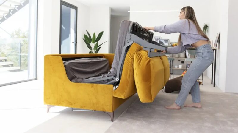 Opera sofa bed with Italian Fama system