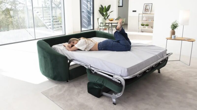 Zeus sofá cama terciopelo