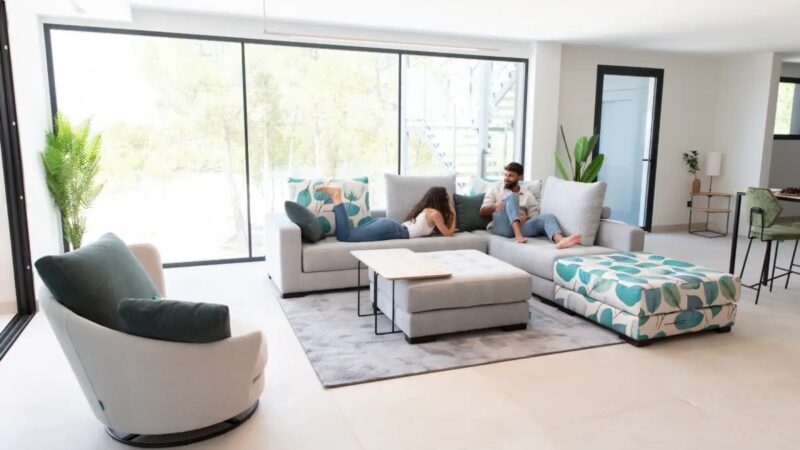 Armchair Roxane and sofa Manacor