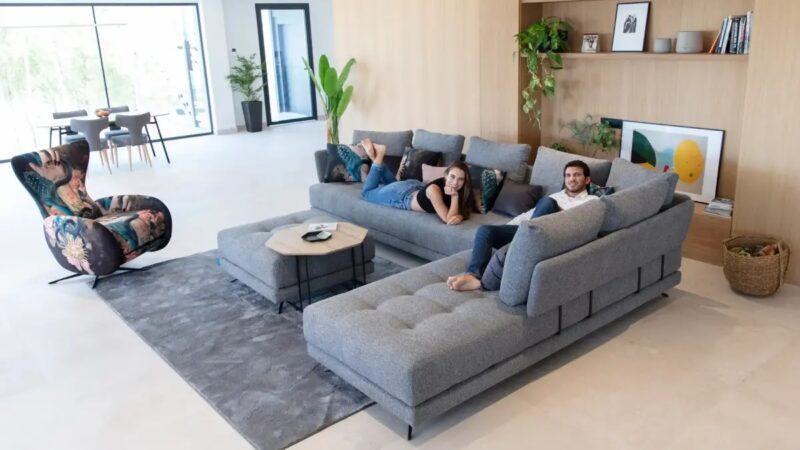 Pacific gray sofa