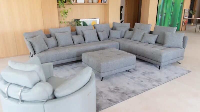 Pacific gray sofa