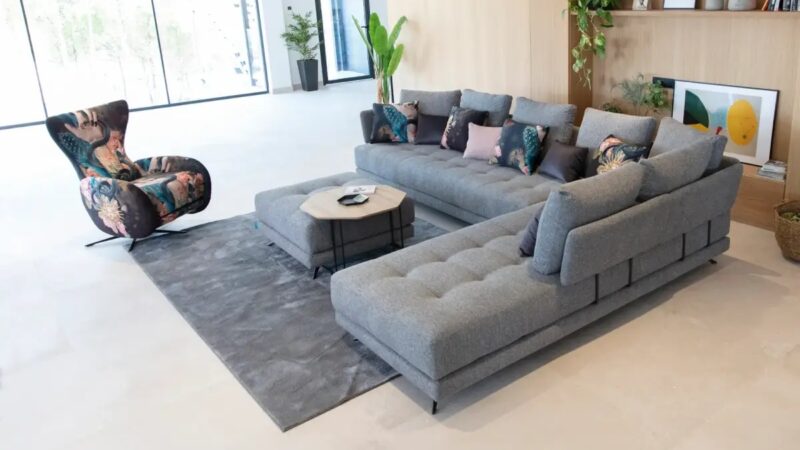Pacific gray sofa