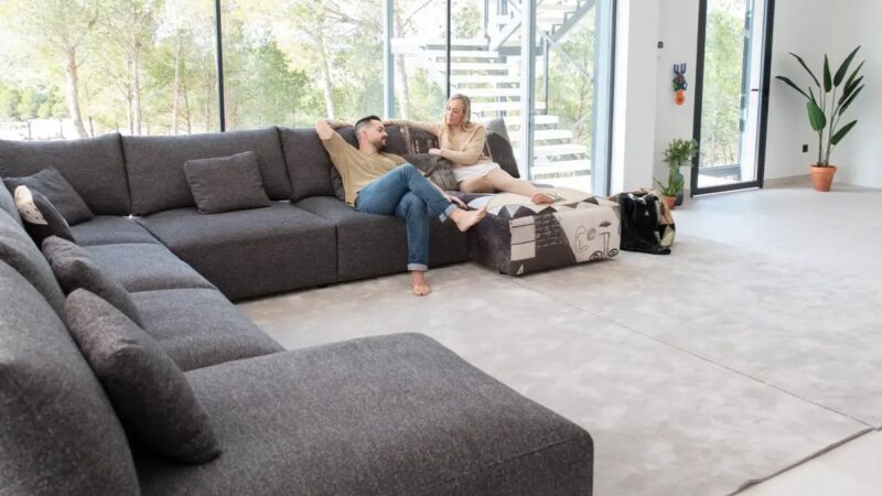 Teseo sofá rinconera muy cómodo